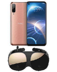 VIVE Flow und HTC Desire 22 pro im Paket